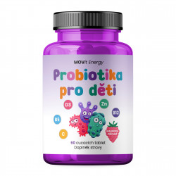 MOVIT ENERGY Probiotika pro děti s vitamíny 60 tablet