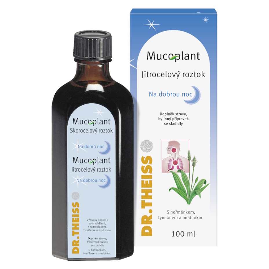 MUCOPLANT Jitrocelový roztok Na dobrou noc 100 ml