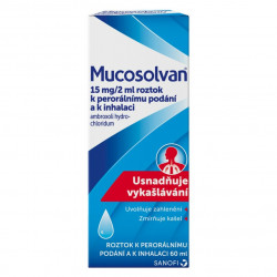 MUCOSOLVAN Roztok 15 mg 60 ml