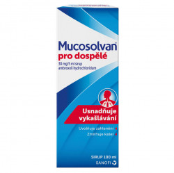 MUCOSOLVAN Sirup pro dospělé 100 ml