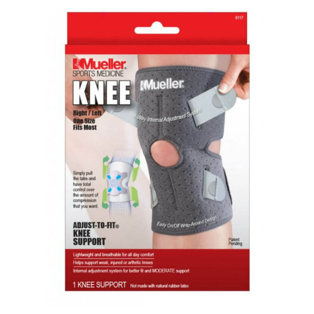 MUELLER Adjust-to-fit knee Support Bandáž na koleno 1 kus