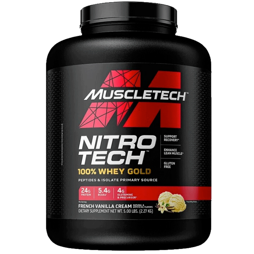 MuscleTech Nitro-Tech 100% Whey GOLD 2,51kg - cookies cream