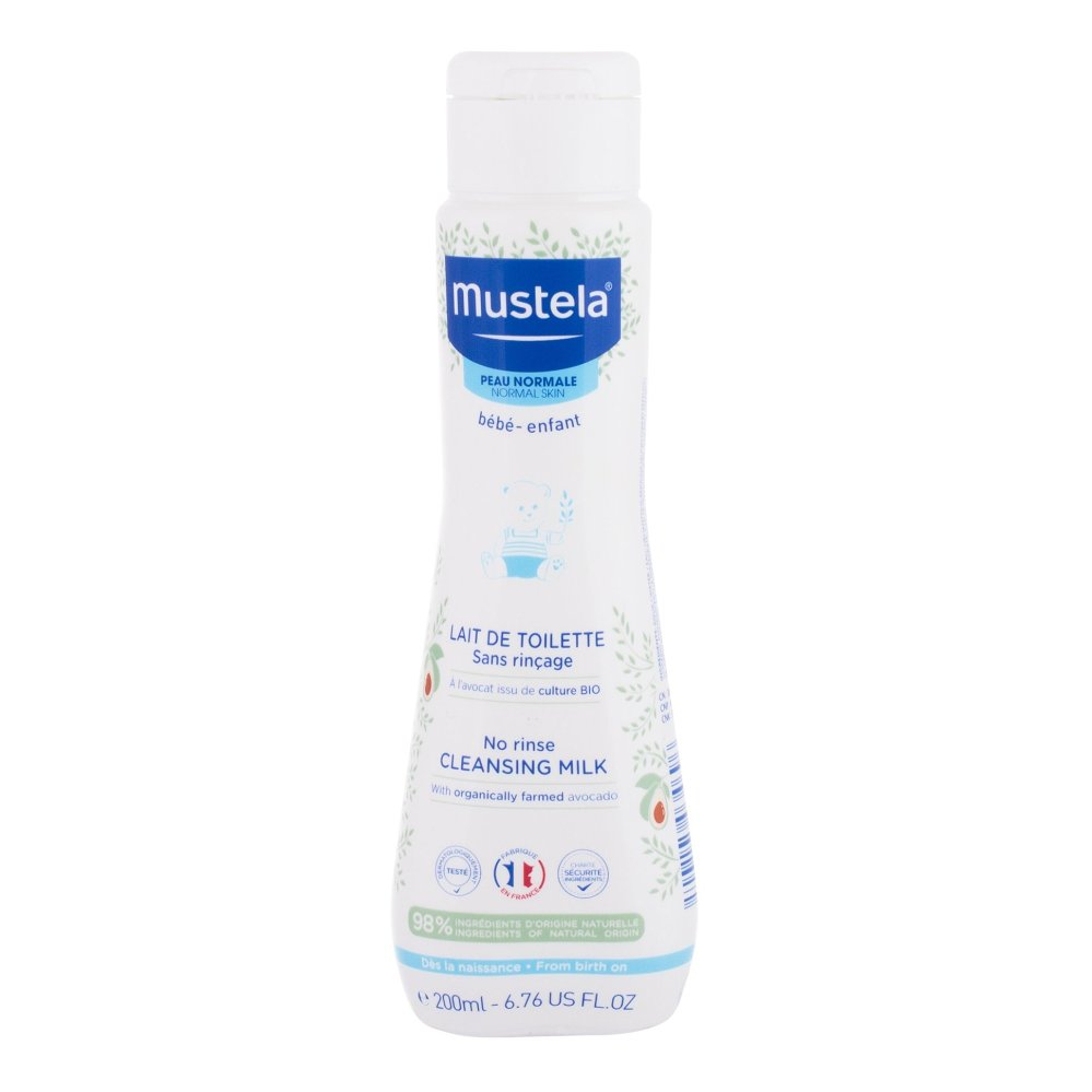 MUSTELA BÉBÉ Tělové mléko No Rinse Cleansing Milk 200 ml