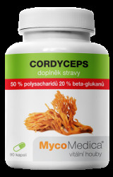 MYCOMEDICA Cordyceps 50% 90 kapslí