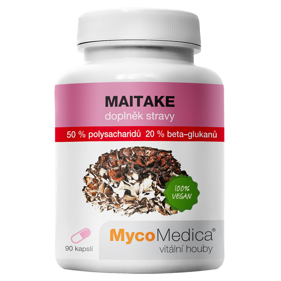 MYCOMEDICA Maitake 50% vegan 90 kapslí