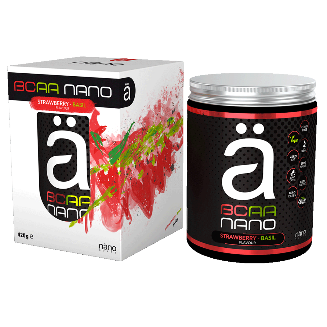 Näno Supps BCAA Nano 420g - cukrová vata