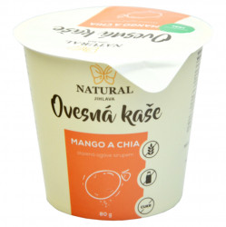 NATURAL JIHLAVA Ovesná kaše mango a chia bez lepku natural 80 g