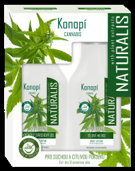 NATURALIS Dárková kazeta Cannabis 2 x 350 ml