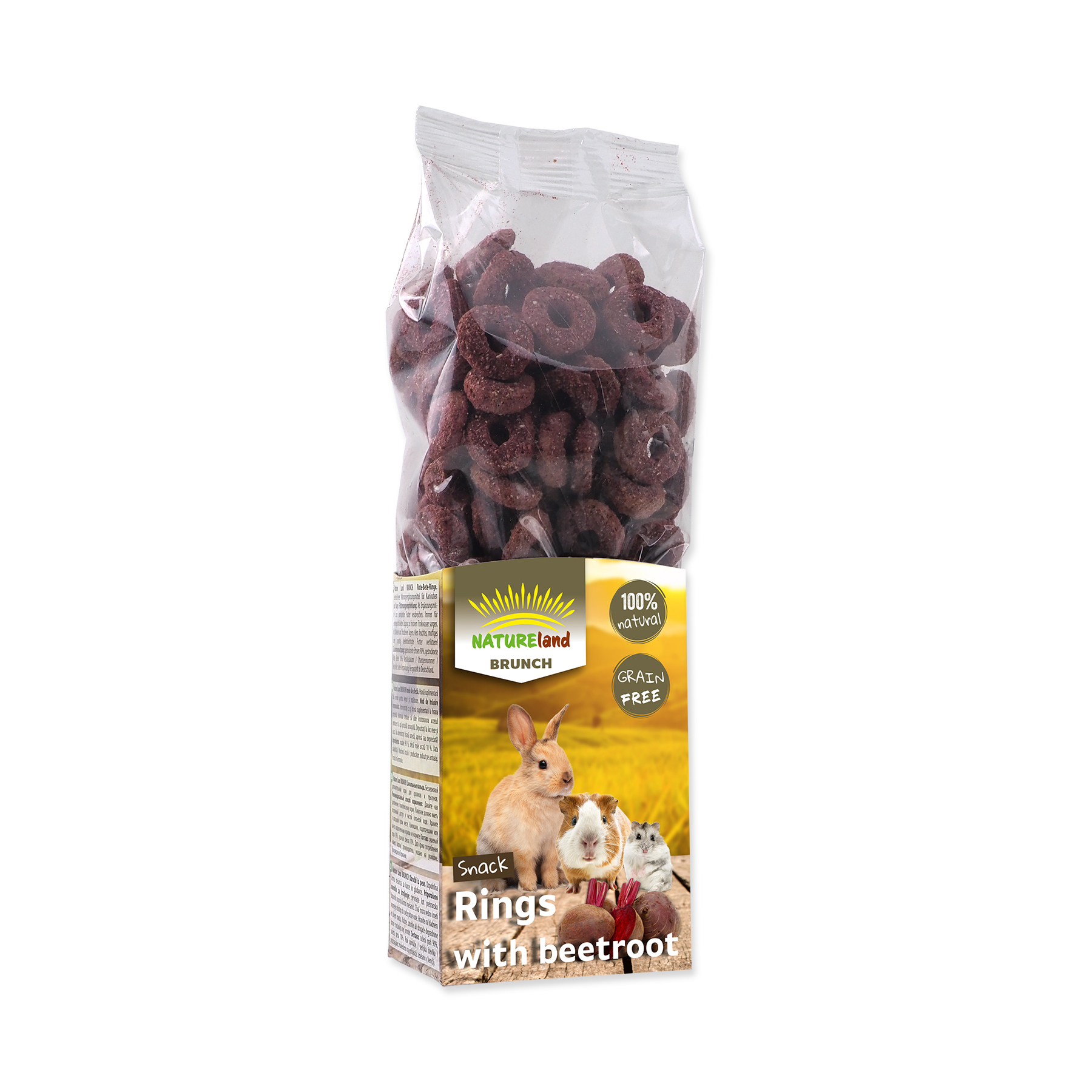 Nature Land Pochoutka Brunch řepové kroužky 105 g