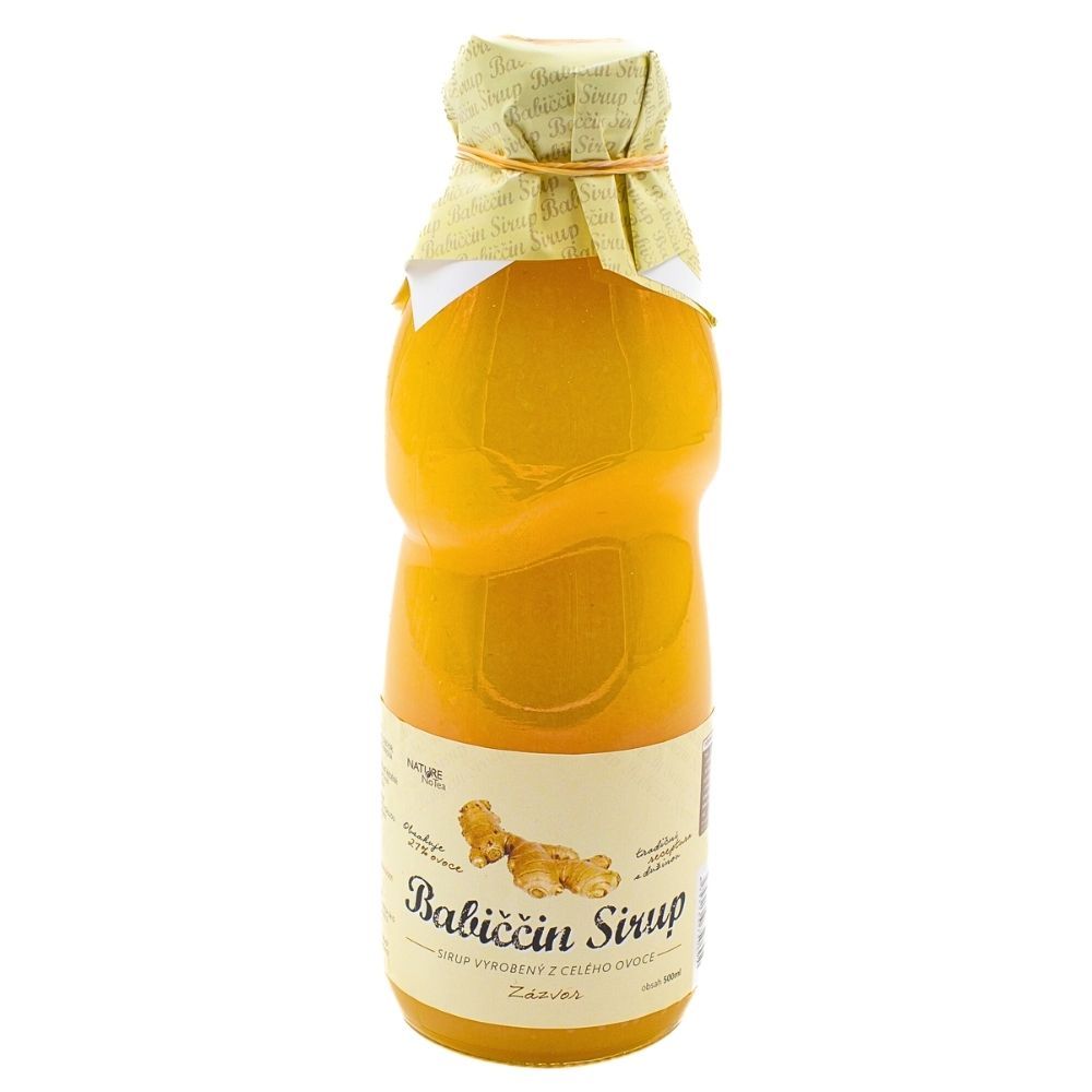 Nature Notea Babiččin sirup ovocný Zázvor 500 ml