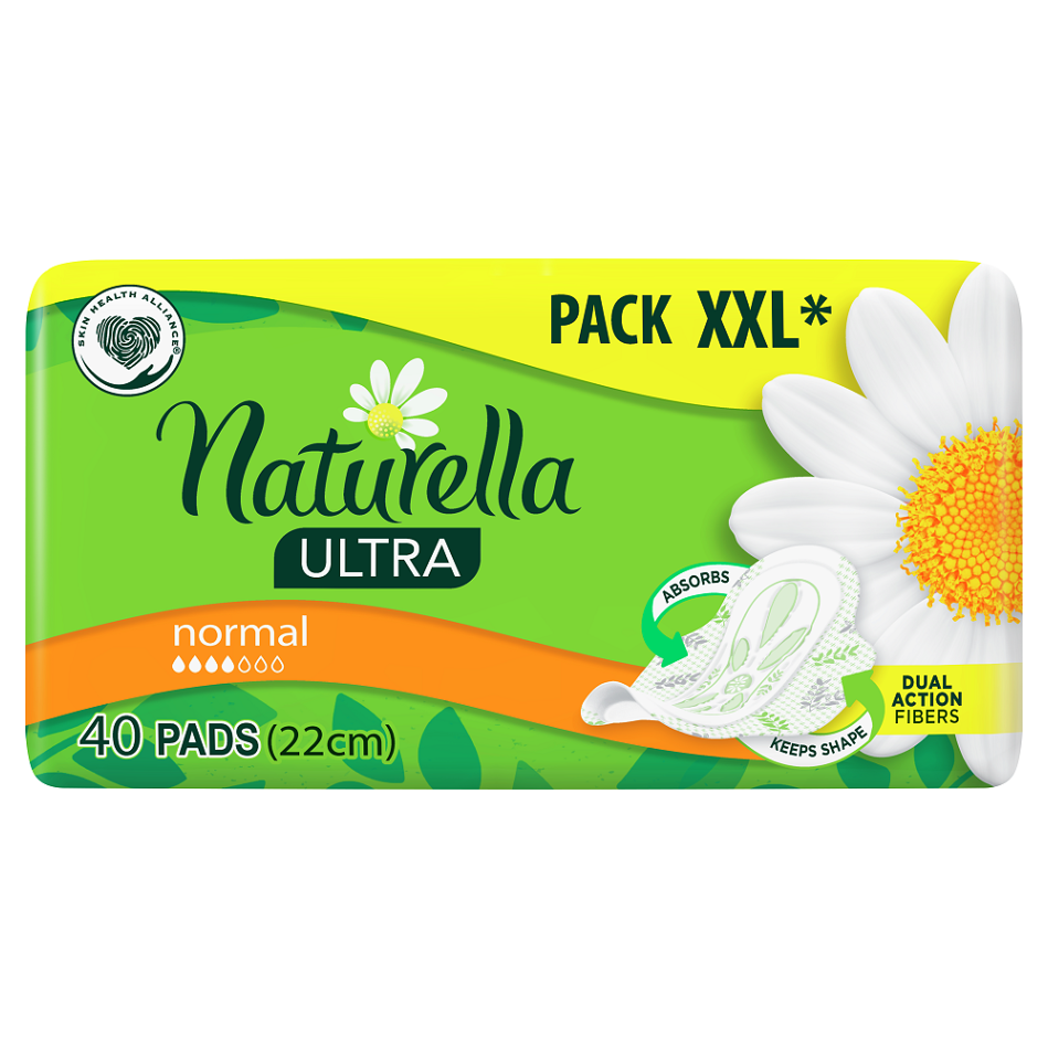 NATURELLA Ultra normal Hygienické vložky s křidélky 40 ks