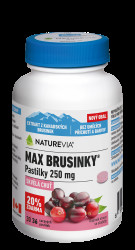 NATUREVIA Max brusinky Cran-max pastilky 36 pastilek