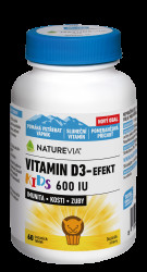 NATUREVIA Vitamin D3-Efekt Kids, cucací tablety 60 ks