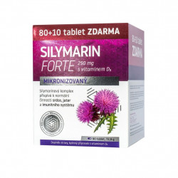 Naturprodukt Silymarin 250 mg + vitamin D3 80+10 tablet