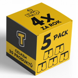 Nedeto 4x 5PACK pánské trenky - čtvrtletní roční předplatné XL