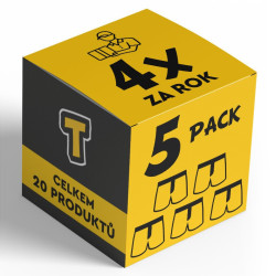 Nedeto 4x 5PACK pánské trenky - čtvrtletní roční předplatné L