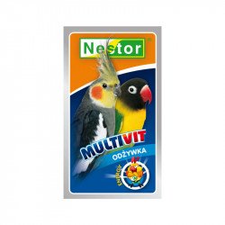 Nestor MULTIVIT ENERGY multivitamíny pro korely a velké papoušky 20g