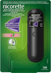 NICORETTE ® Spray s příchutí lesního ovoce 1mg/dávka, orální sprej, roztok pro odvykání kouření, 13.2 ml