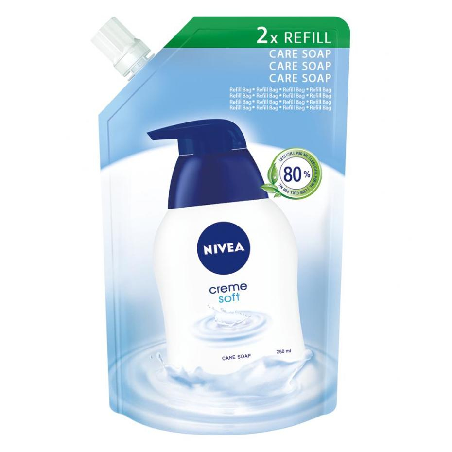 NIVEA Creme Soft Krémové tekuté mýdlo náplň 500 ml