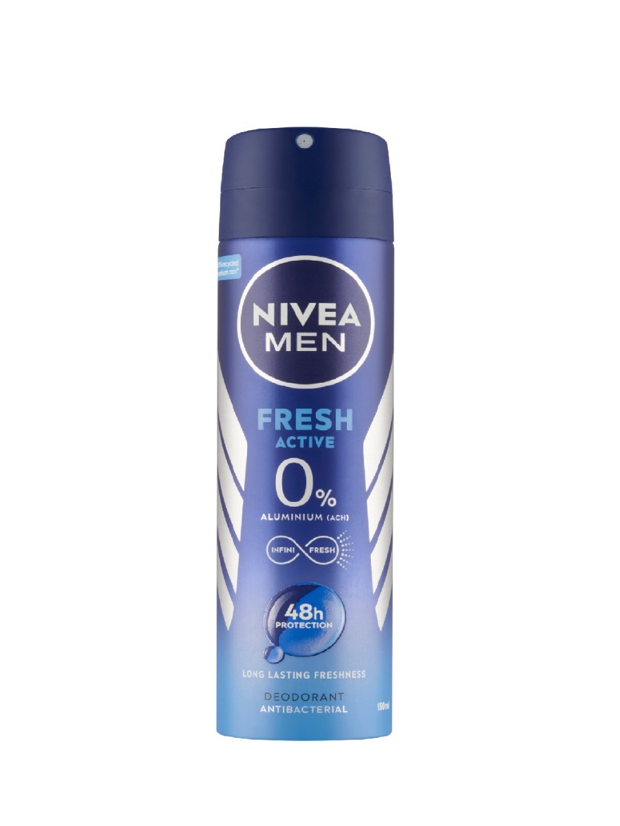 Nivea Men Fresh Active deodorant ve spreji pro muže 150 ml