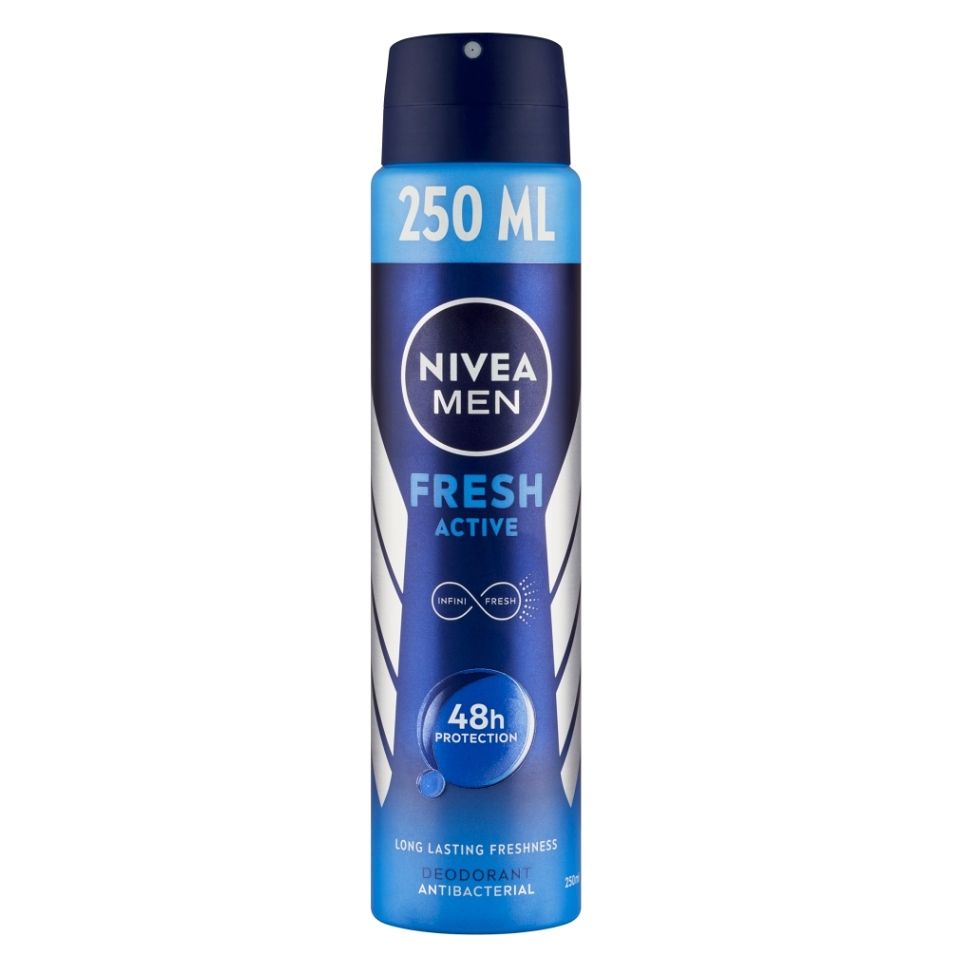 NIVEA Men Sprej Antiperspirant Fresh Active 250 ml