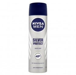 NIVEA Silver Protect Quick Dry Antiperspirant ve spreji pro muže 150 ml