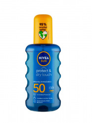 Nivea SUN Protect&Dry OF50 neviditelný sprej na opalování 200 ml