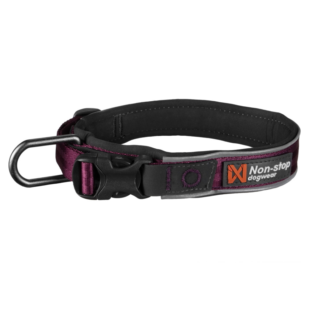 NON-STOP Dogwear Roam obojek pro psy fialový 1 ks, Velikost: XS