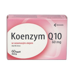 Noventis Koenzym Q10 60 mg se sezamovým olejem 60 kapslí