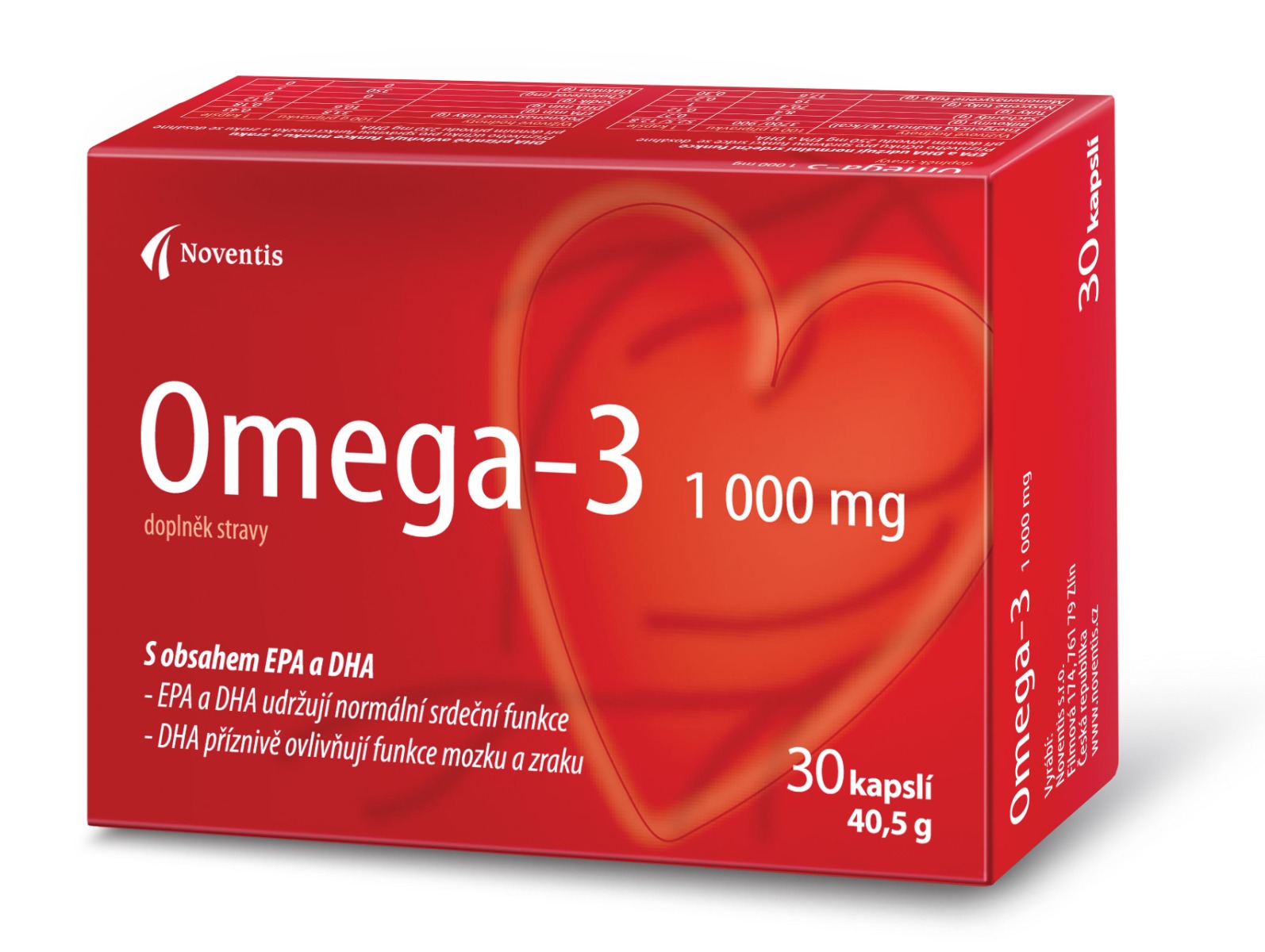 Noventis Omega-3 1000 mg 30 kapslí