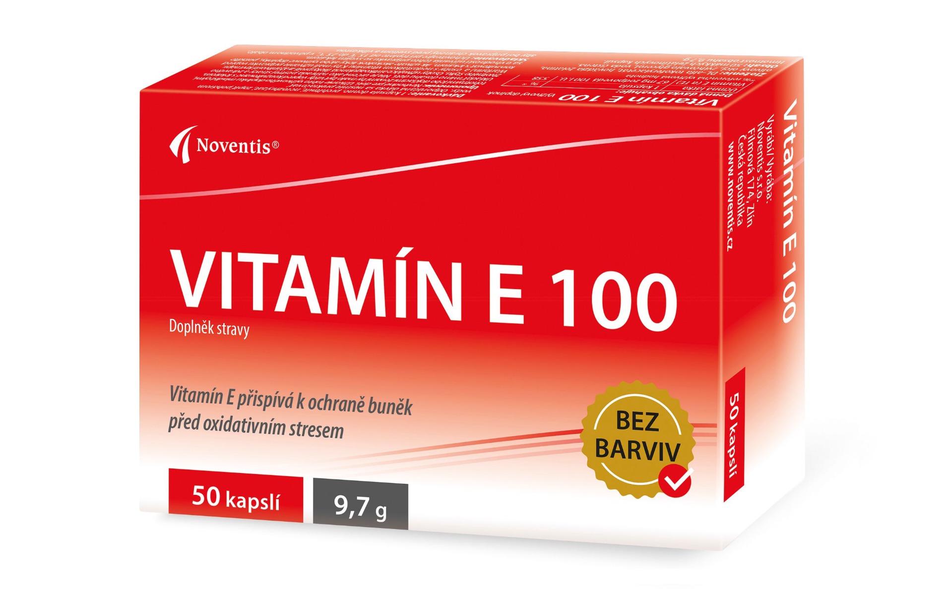 Noventis Vitamin E 100 mg 50 kapslí