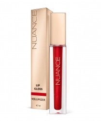 Nuance Lip Gloss Volumizer 04 Confident Red lesk na rty 4,7 ml