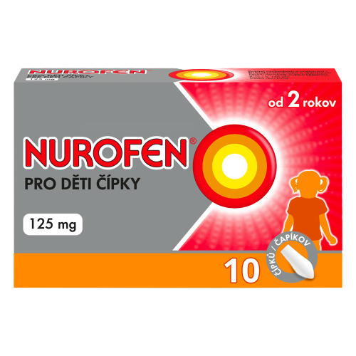 NUROFEN pro děti 125 mg čípky