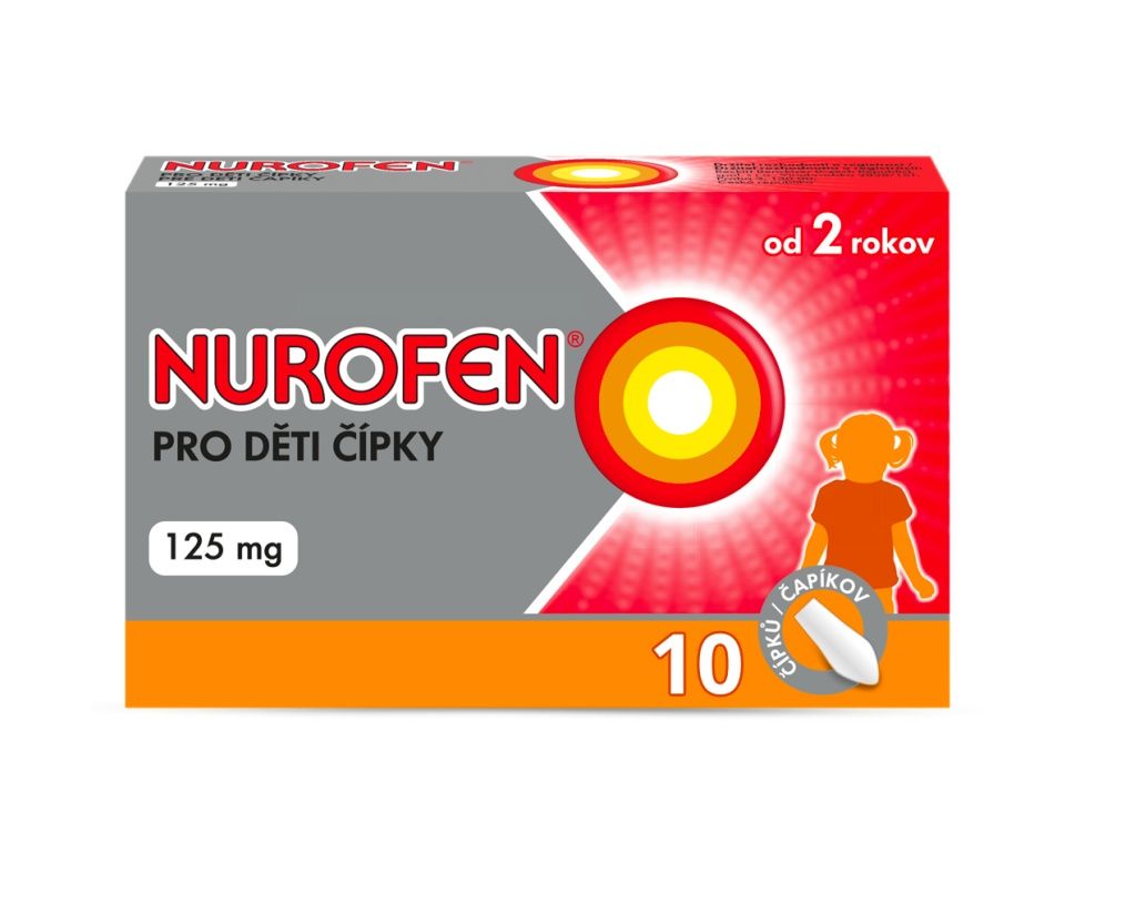 Nurofen pro děti 125 mg 10 čípků