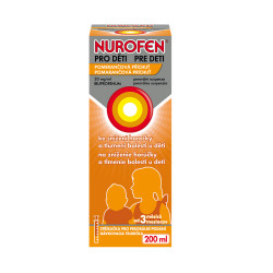 Nurofen pro děti 20 mg/ml pomeranč suspenze 200 ml