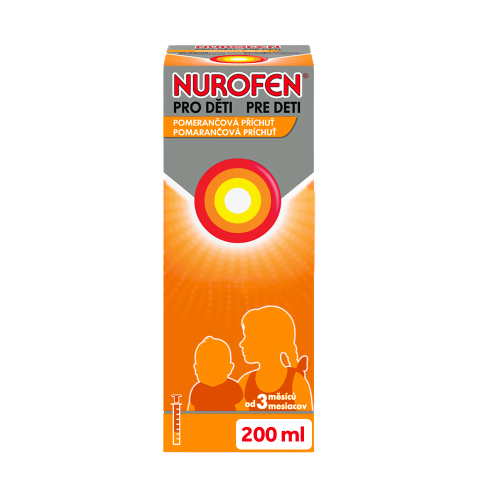 NUROFEN pro děti 20mg/ml per. suspenze Pomeranč  II 200 ml