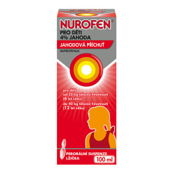 Nurofen pro děti 4 % jahoda suspenze 100 ml