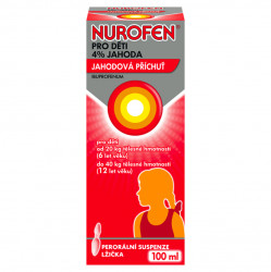 NUROFEN Pro děti 4% jahoda suspenze 40 mg/ml 100 ml