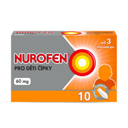 Nurofen pro děti 60 mg 10 čípků