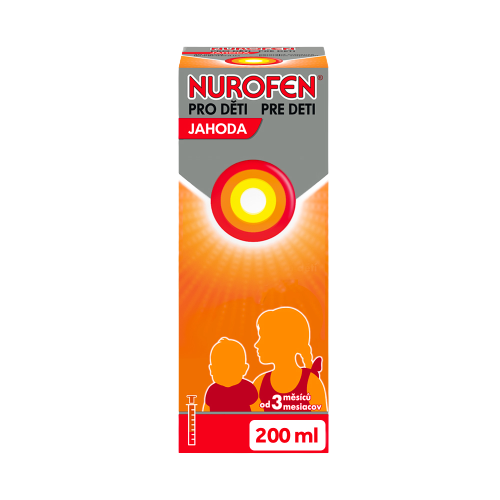 NUROFEN pro děti jahoda 20 mg/ml 200 ml