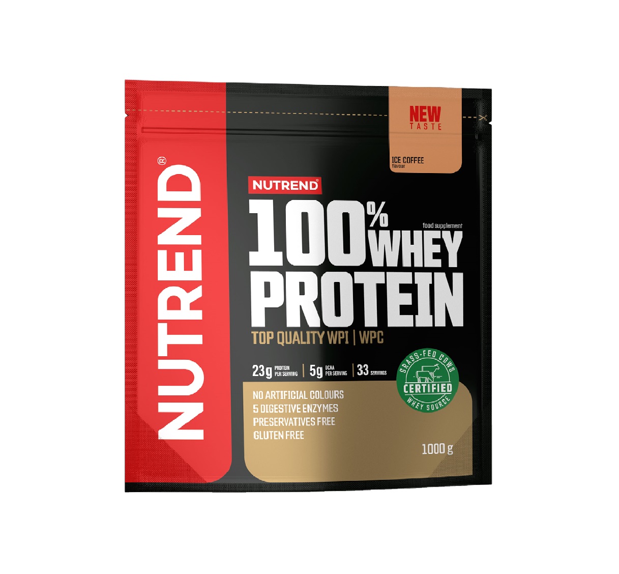 Nutrend 100% Whey Protein ledová káva 1000 g