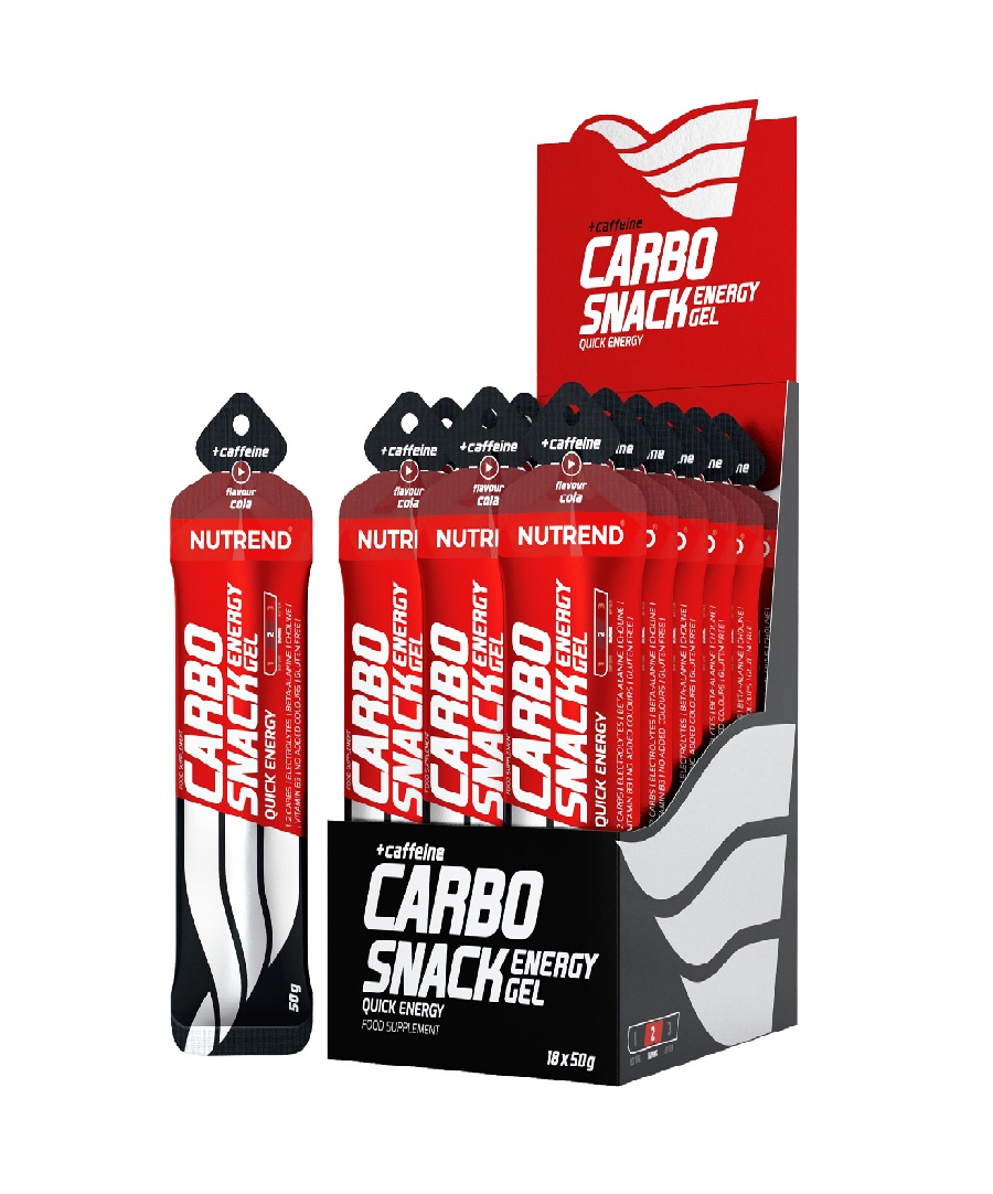 Nutrend Carbosnack with Caffeine cola sáček 50 g