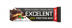 Nutrend Excelent Protein Bar Double čokoláda + nugát s brusinkami v mléčné čokoládě 40 g