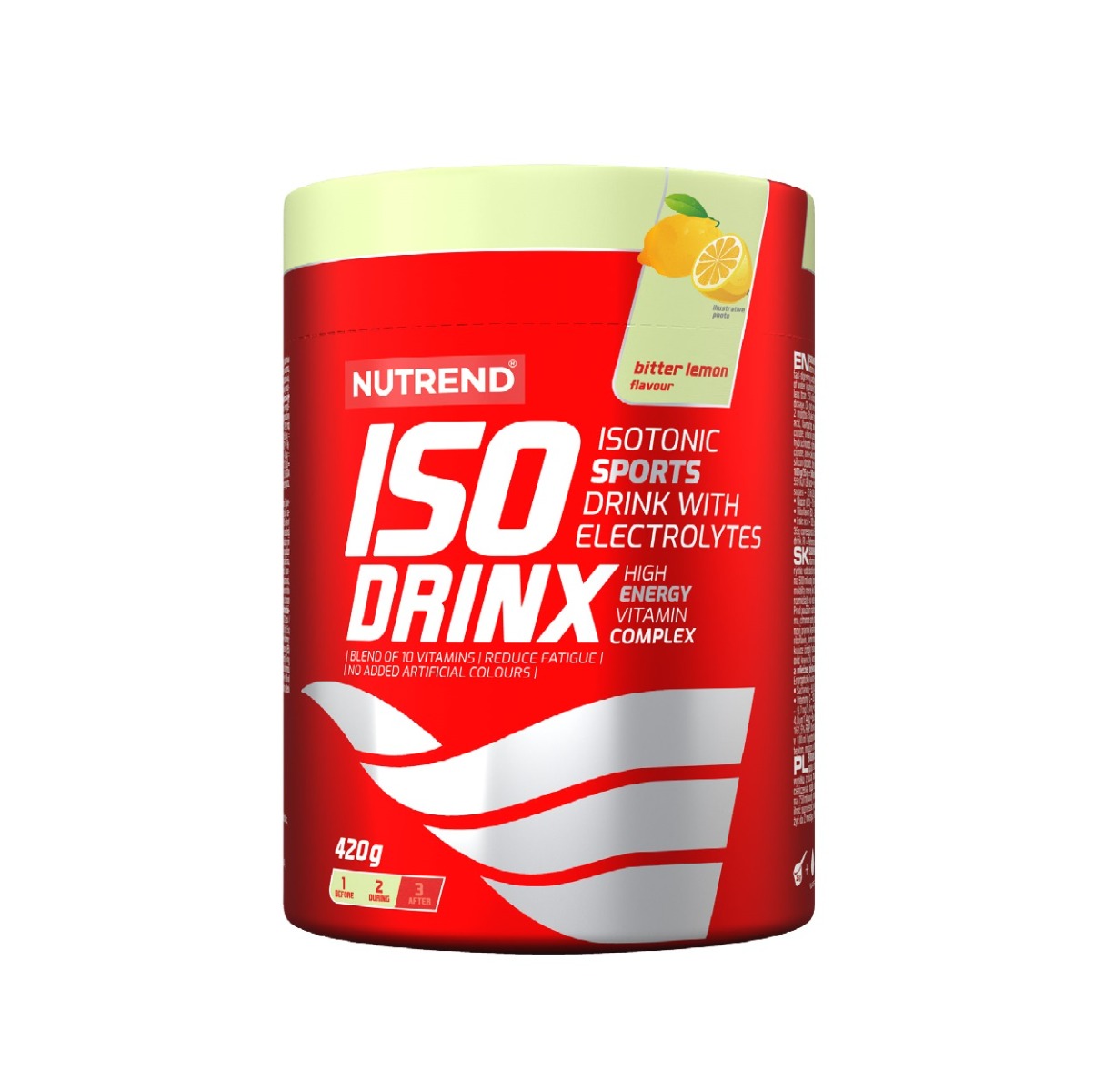 Nutrend Isodrinx bitter lemon 420 g