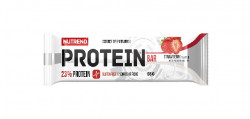 Nutrend Protein Bar jahoda v jogurtové polevě 55 g