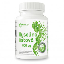 NUTRICIUS Kyselina listová 800 mcg 90 tablet