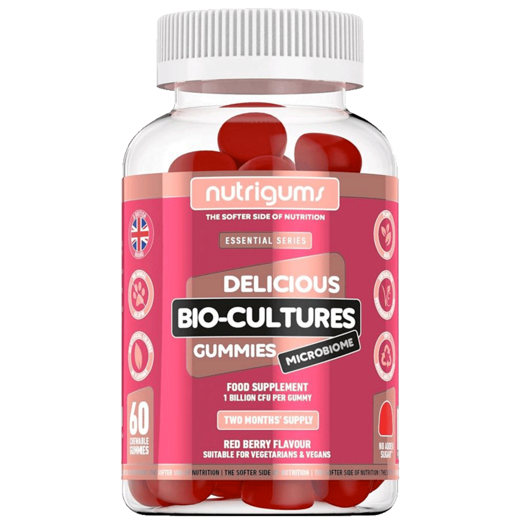 Nutrigums Bio-Cultures Microbiome 60 želé - lesní ovoce