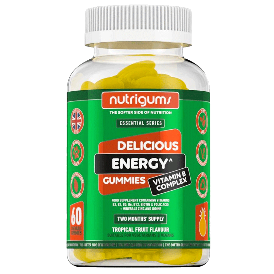 Nutrigums Energy Vitamin B Complex 60 želé - tropické ovoce