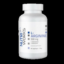 NutriWorks L-Arginine 500mg - 90 kapslí