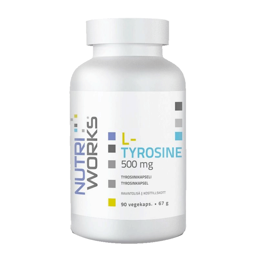 NutriWorks L-Tyrosine 500mg - 90 kapslí